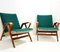 Mid-Century Italian Wooden Armchairs, 1950s, Set of 2 2