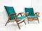 Mid-Century Italian Wooden Armchairs, 1950s, Set of 2 3