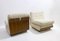 Moderne italienische Mid-Century Stühle aus Original Stoff, 1960er, 2er Set 2