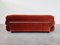 Orangefarbenes italienisches Sesann Sofa von Gianfranco Frattini für Cassina, 1970er 10