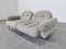 Modernes Italienisches Mid-Century Sofa aus Chrom & Stoff, 1970er 9