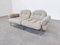 Modernes Italienisches Mid-Century Sofa aus Chrom & Stoff, 1970er 4