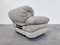 Fauteuil Moderne Mid-Century avec Tissu Bouclé Beige 8