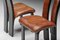 Italian Cognac Leather Dining Chair, 1980s 10