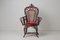 Antique Swedish Woven Rattan Basket Chair, Image 3