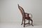 Antique Swedish Woven Rattan Basket Chair 6