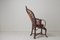 Antique Swedish Woven Rattan Basket Chair, Image 6