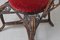 Antique Swedish Woven Rattan Basket Chair 11