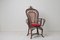 Antique Swedish Woven Rattan Basket Chair, Image 2
