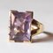 14 Karat Gold Cocktail Ring with Amethyst, 1960s-1970s 3
