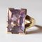 14 Karat Gold Cocktail Ring with Amethyst, 1960s-1970s 4
