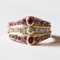 Ring aus 18 Karat Gold mit Diamanten und Rubin, 1970er 1