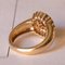 18 Karat Gold Ring mit Rubin und Diamanten, 1960er 8