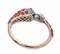 Bracelet en Forme de Poisson en Corail, Saphirs, Diamants, Perle, Or Rose 14 Kt et Argent, 1950s 3