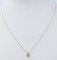 18 Karat Rose Gold Bell Pendant Necklace with Diamonds 4