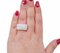 Bague en Or Blanc 18 Carat avec Diamants 4