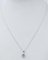 18 Karat White Gold Pendant Necklace with Emerald and Diamonds 2