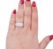 18 Karat White Gold Band Ring with Diamonds 4
