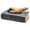 Spanish Artist, Sculpture with Book and Mysterious Hand, 1990, Wood 1