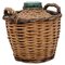 Jarrón con cesta de mimbre, años 60, Imagen 1