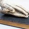 Spanish Artist, Sculpture with Book and Mysterious Prayer Hands, 1990, Wood 7