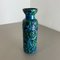 Fat Lava Keramikvase mit Blumenmuster von Bay Ceramics, Deutschland, 1970er 4