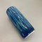 Blue Zigzag Fat Lava Vase from Scheurich, Germany, 1970s 16