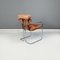 Moderner Italienischer Tucroma Stuhl aus Braunem Leder von Guido Faleschini für 4Mariani, 1970er 4
