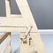 Silla de escalera italiana de madera blanco crema, años 60, Imagen 16
