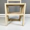 Italian Staircase Chair in Cream White Wood, 1960s, Image 11