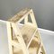 Silla de escalera italiana de madera blanco crema, años 60, Imagen 14