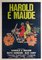 Original Italian Harold & Maude Film Movie Poster in Linen Back, 1974, Image 1