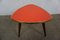 Tripod Flower Stool with Bright Red Resopal Plate, 1950s, Image 5