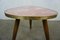 Flower Stool with Pink Marbled Resopal Top, 1950s, Image 5