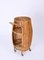 Carrito de bar italiano Mid-Century con forma de barril de bambú y ratán, Italia, años 60, Imagen 14