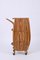 Carrito de bar italiano Mid-Century con forma de barril de bambú y ratán, Italia, años 60, Imagen 3