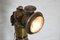 Vintage Tischlampe aus Upcycled Hartmetall 9