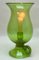 Candelabro Hurricane Empoli verde de cristal de Murano, años 60, Imagen 6