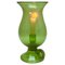 Green Empoli Murano Glass Hurricane Candleholdr, 1960s 1
