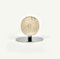 Pisapapeles Mid-Century con forma de bola de acero y travertino de Enzo Mari, Italia, años 70, Imagen 2