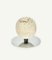 Mid-Century Ball Sculpture Paperweight in Steel and Travertine by Enzo Mari, Italy, 1970s 3