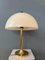 Lampada da tavolo Hollywood Regency Mushroom vintage, anni '70, Immagine 1