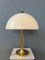 Lampe de Bureau Champignon Hollywood Regency Vintage, 1970s 6