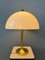 Lampe de Bureau Champignon Hollywood Regency Vintage, 1970s 3