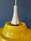 Vintage Space Age Yellow Pendant Lamp from Massive Belgium 10