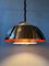 Space Age Orange Pendant Light from Lakro Amstelveen 5