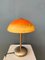 Lampada da tavolo vintage a forma di fungo in vetro, Immagine 8