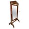 19th Century French Mahogany and Ormalu Empire Cheval Mirror 1