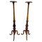 19th Century Dutch Wooden Plant Stands, Set of 2, Image 1