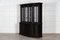 Large English Ebonised and Glazed Pine Breakfront Bookcase, Image 5